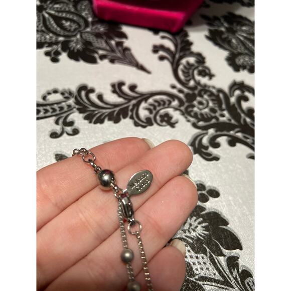 Melania Clara Silver with pink pendant necklace - Picture 4 of 5